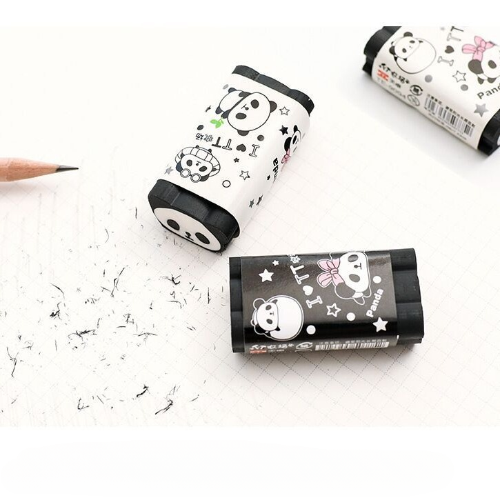 Big cute panda eraser can be cut, children's kindergarten prizes, small gifts are clean and leave no marks. kawaii cute cartoon