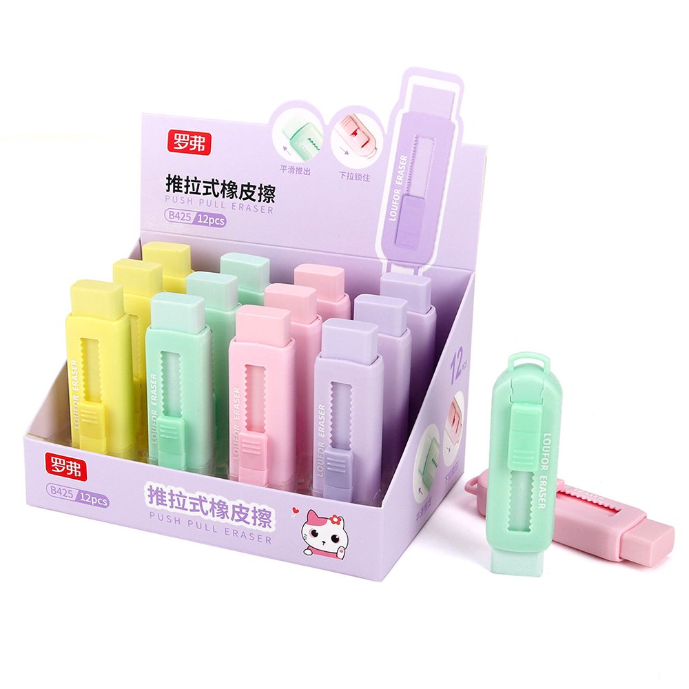 OEM & ODM cute stationery, Latest hot selling office school fancy rubber eraser for pencil