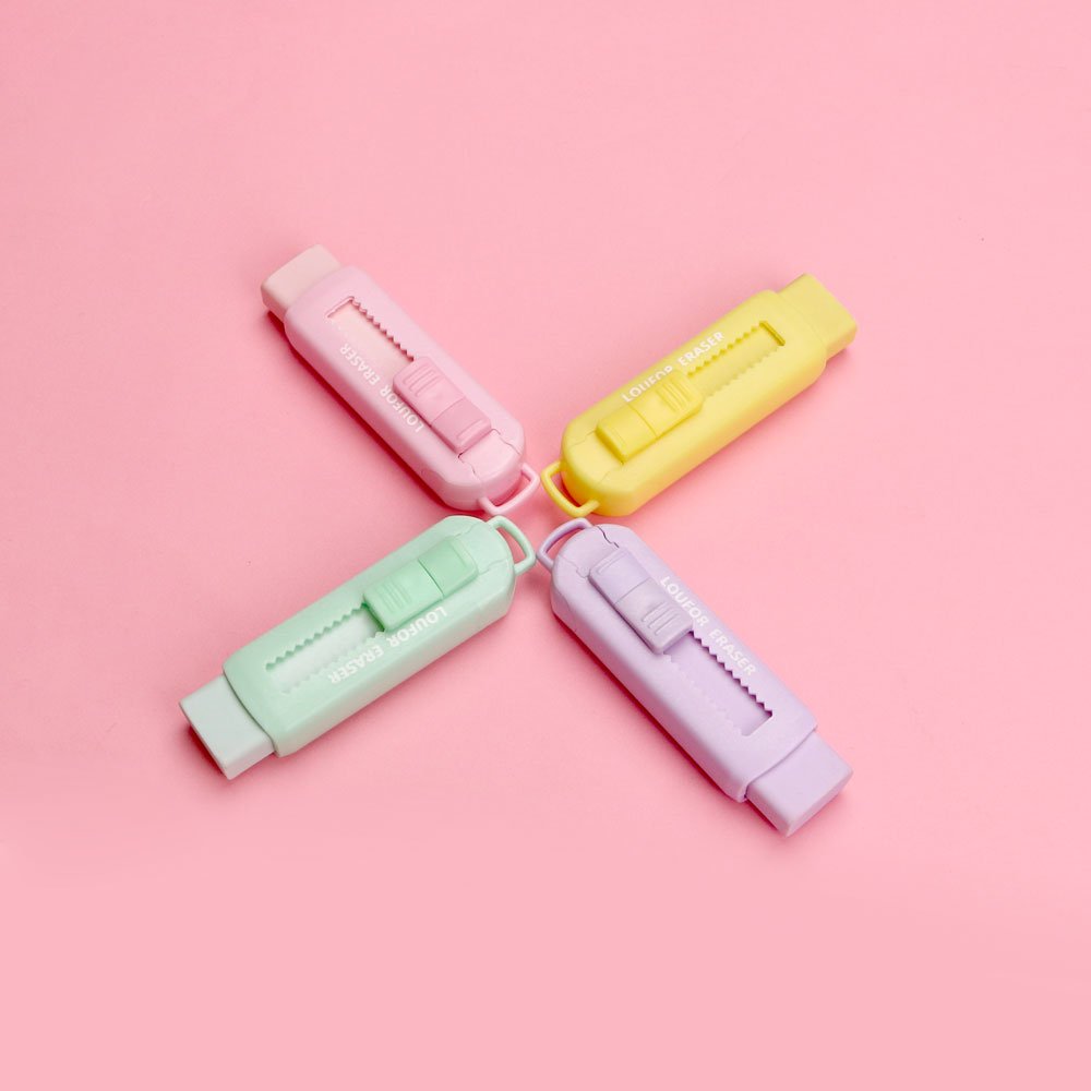 OEM & ODM cute stationery, Latest hot selling office school fancy rubber eraser for pencil