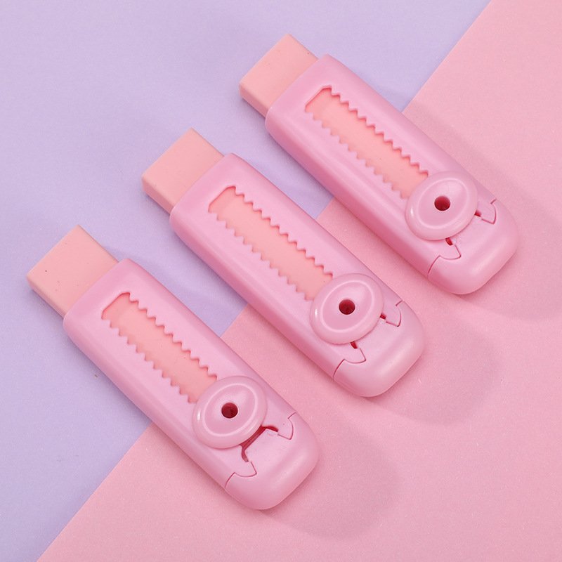 Creative Push-Pull Eraser For Children'S Stationery Retractable Student Pencil Eraser Art Eraser Children'S Learning Supplies