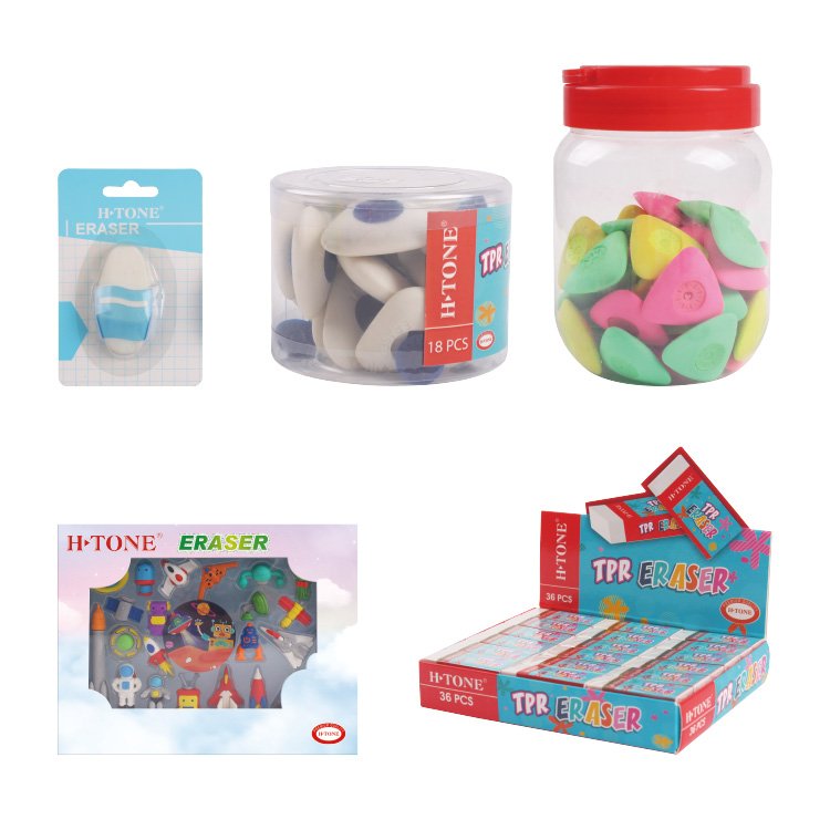 Premium Quality Pen Shape Eraser With refillable erasers for School Office Eraser Gently Without Mess