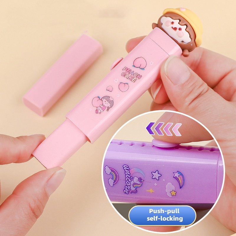 cute stationary items kawaii erasers wholesale high quality cute refill erasable pens cartoon erasers for children pencil