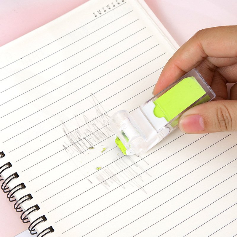 Cute Cartoon Animal Clamshell Rolling Pencil Eraser Elementary School Stationery Wholesale Eraser 002