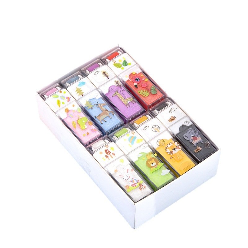 Cute Cartoon Animal Clamshell Rolling Pencil Eraser Elementary School Stationery Wholesale Eraser 002