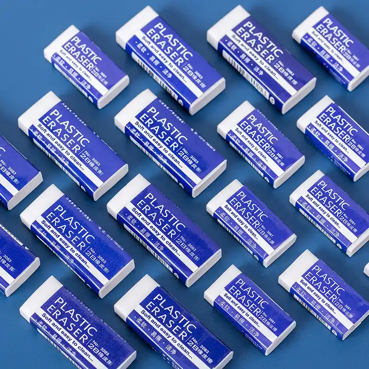 China Office School 2B White Pencil Eraser Rectangle Erasers for Children