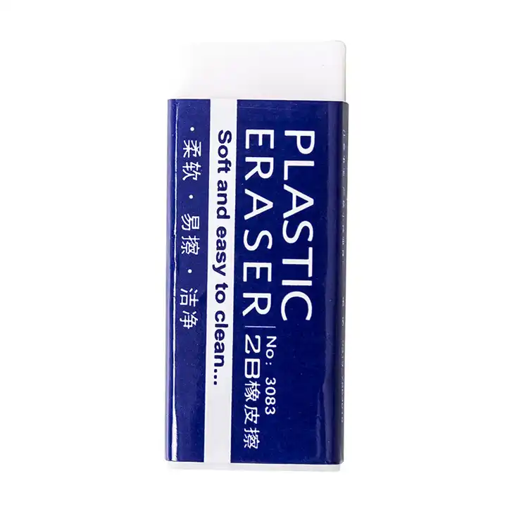 China Office School 2B White Pencil Eraser Rectangle Erasers for Children