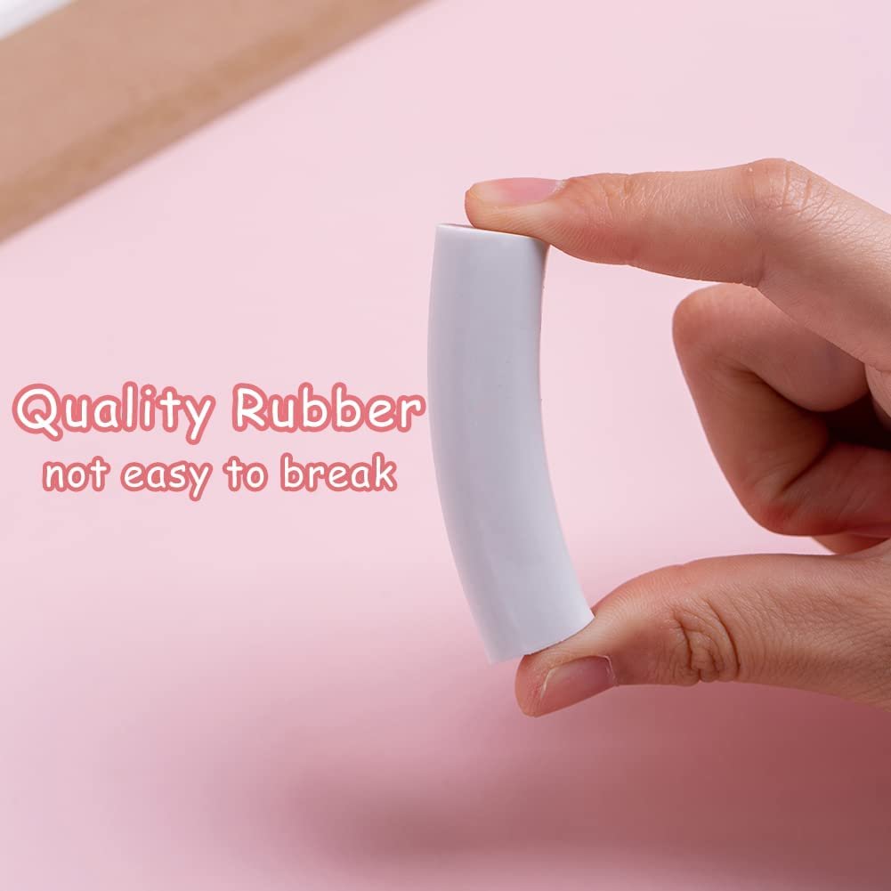 4 pieces cat paw shape retractable eraser children's cute rubber, push-pull rubber eraser students writing office school supply