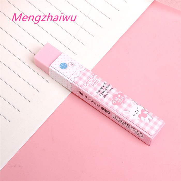Sngapore hot sale back to school stationery candy color erasers for kids school office eco rubber drawing erasers for children