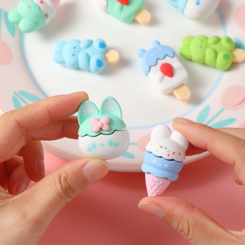 Creative Cartoon Erasers Kawaii Stationery Eraser Children's Eraser