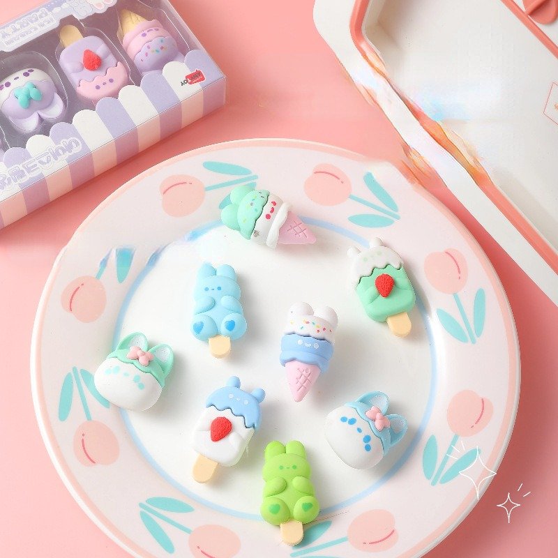 Creative Cartoon Erasers Kawaii Stationery Eraser Children's Eraser