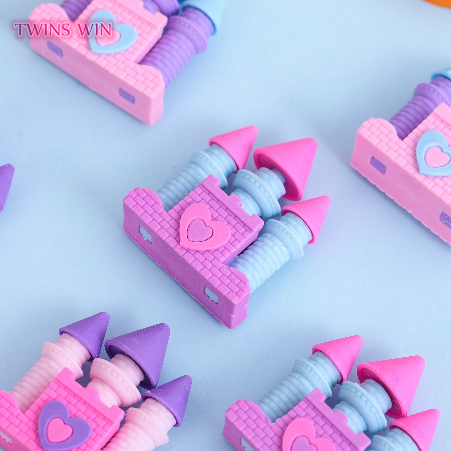 Creative Stationery Children's Day Christmas Gift Eraser Princess Dream Castle Eraser 762