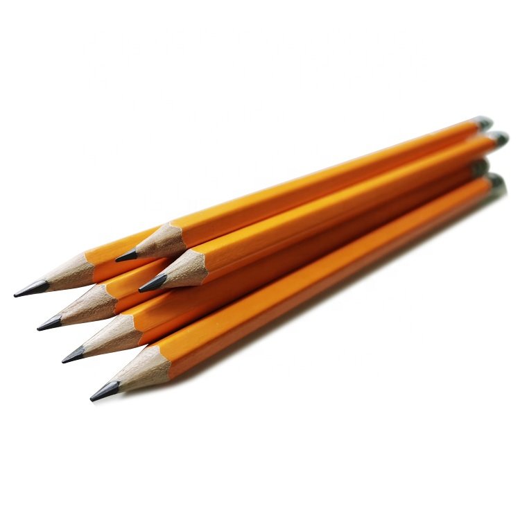 EN71/FSC standard wood Pencils Custom Logo Pencils with eraser