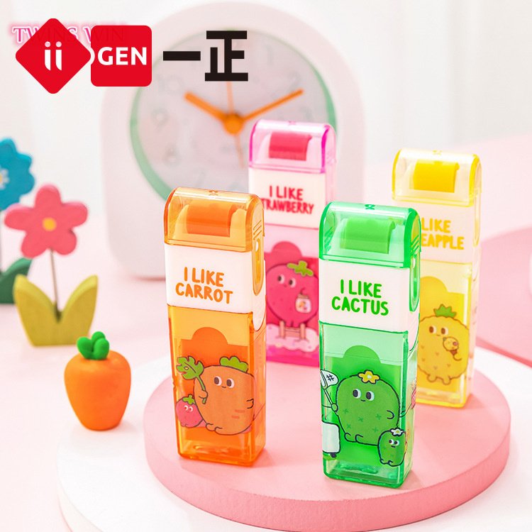 School Stationery Cartoon Pencil Eraser Cute Carrot Clean Eraser Student Eraser 714