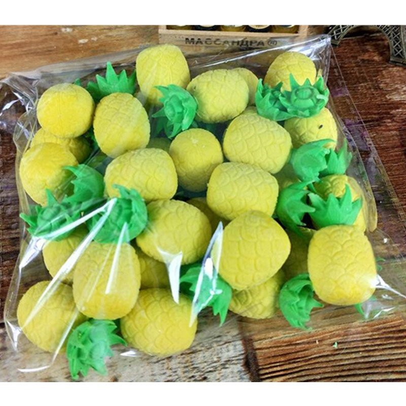 super cute Food Pencil Rubber Erasers Fruit Vegetable Erasers for Kids