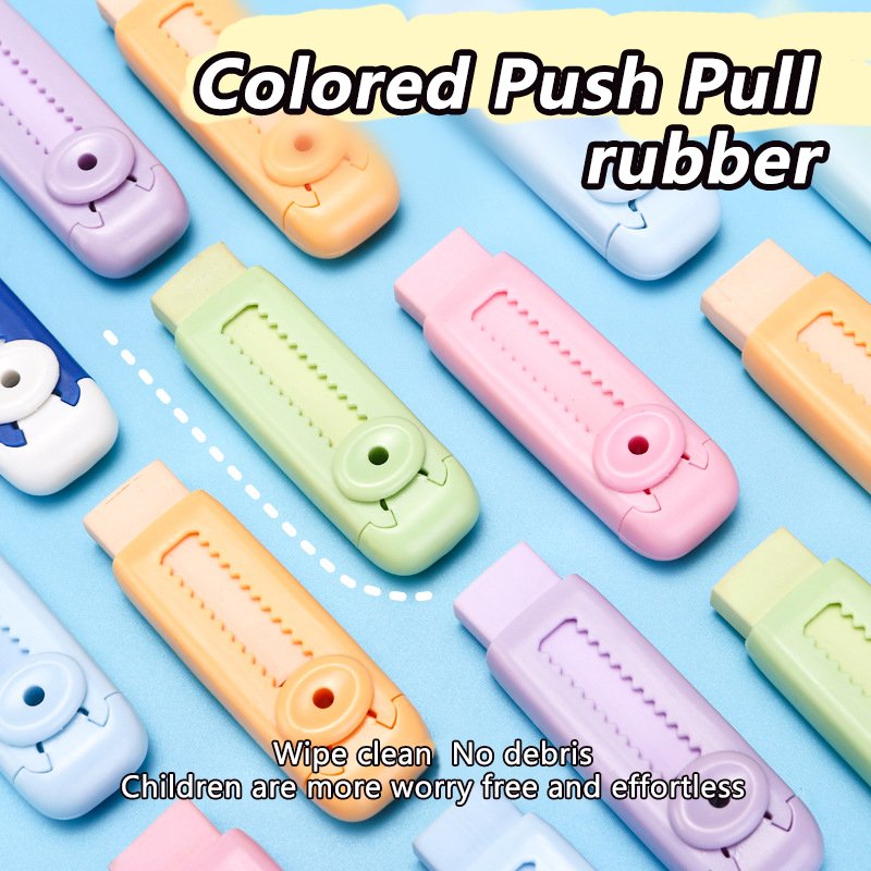 novelty erasers School Eraser Set Featuring a Whimsical Cartoon Eraser Stationery Set
