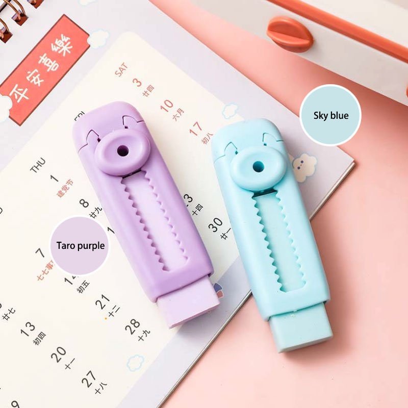 New style kawaii cream pencil clean and flawless eraser fancy stationery cute elementary school drawing erasers