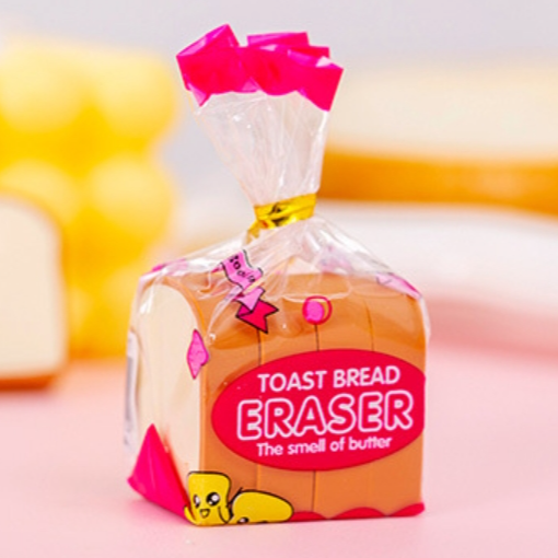 Toast, Bread, Eraser, Children's Day Gift Set, Prize, Creative Food Styling, Eraser, School Stationery Supplies Wholesale
