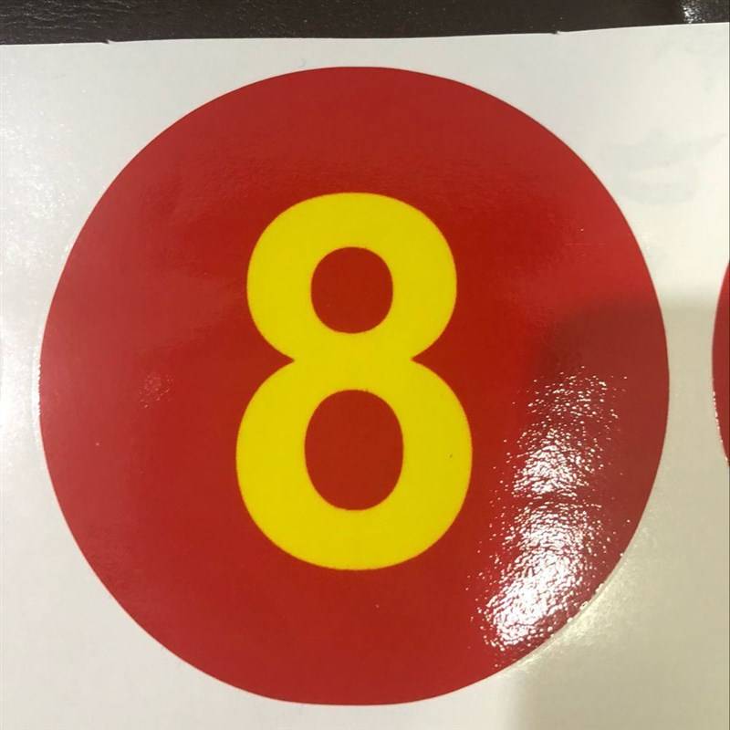 The table number card number pastes i brand digital card table number card table table table seat paste 1 set (1 to 10 numbers)