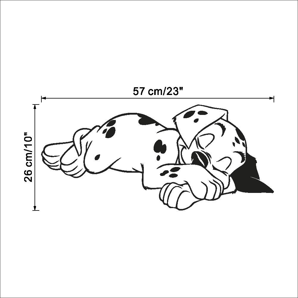 Wall stickers new super cute sleeping puppy children's room bedroom bedroom decoration sticker eBay hot sale refinement