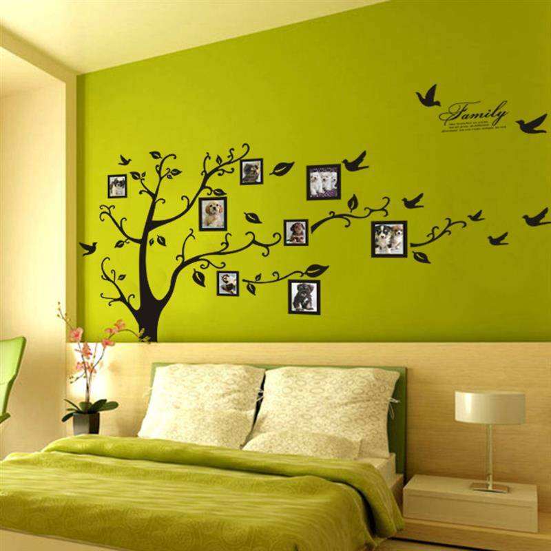 Sticker decorative paintings 200*250cm Creative Photo Tree Wall Patch Zy94al