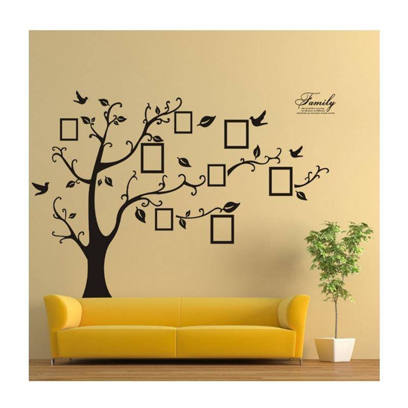 Sticker decorative paintings 200*250cm Creative Photo Tree Wall Patch Zy94al