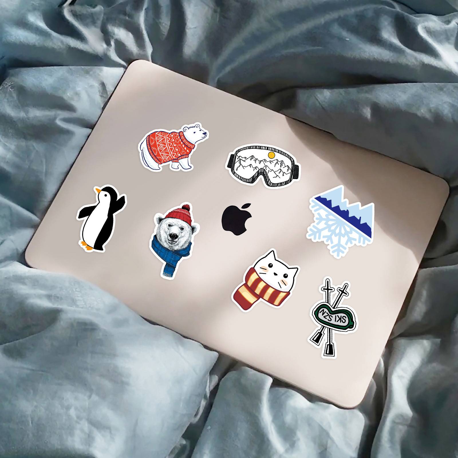 Open card card emoticon package bear sticker luggage box refrigerator car water cup decorative sticker