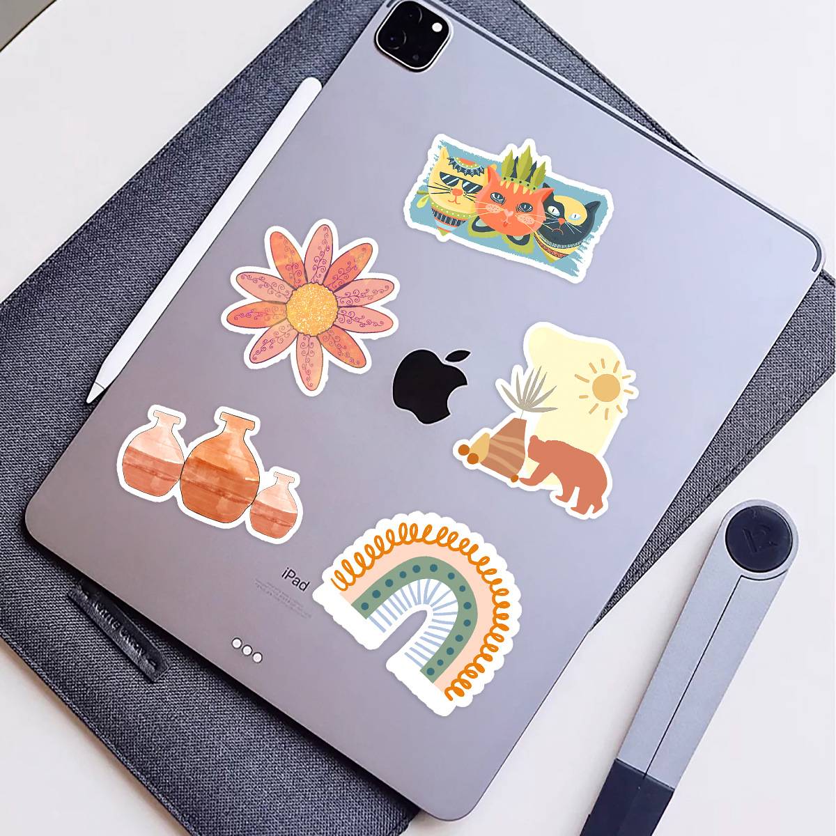 Open card card emoticon package bear sticker luggage box refrigerator car water cup decorative sticker