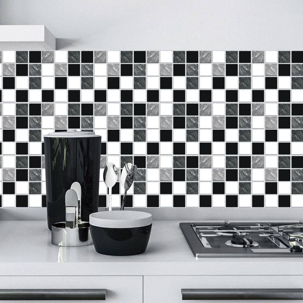 ET170 cross -border mosaic tile sticker antique brick self -stick porcelain tile sticker retro wall stickers can be removed