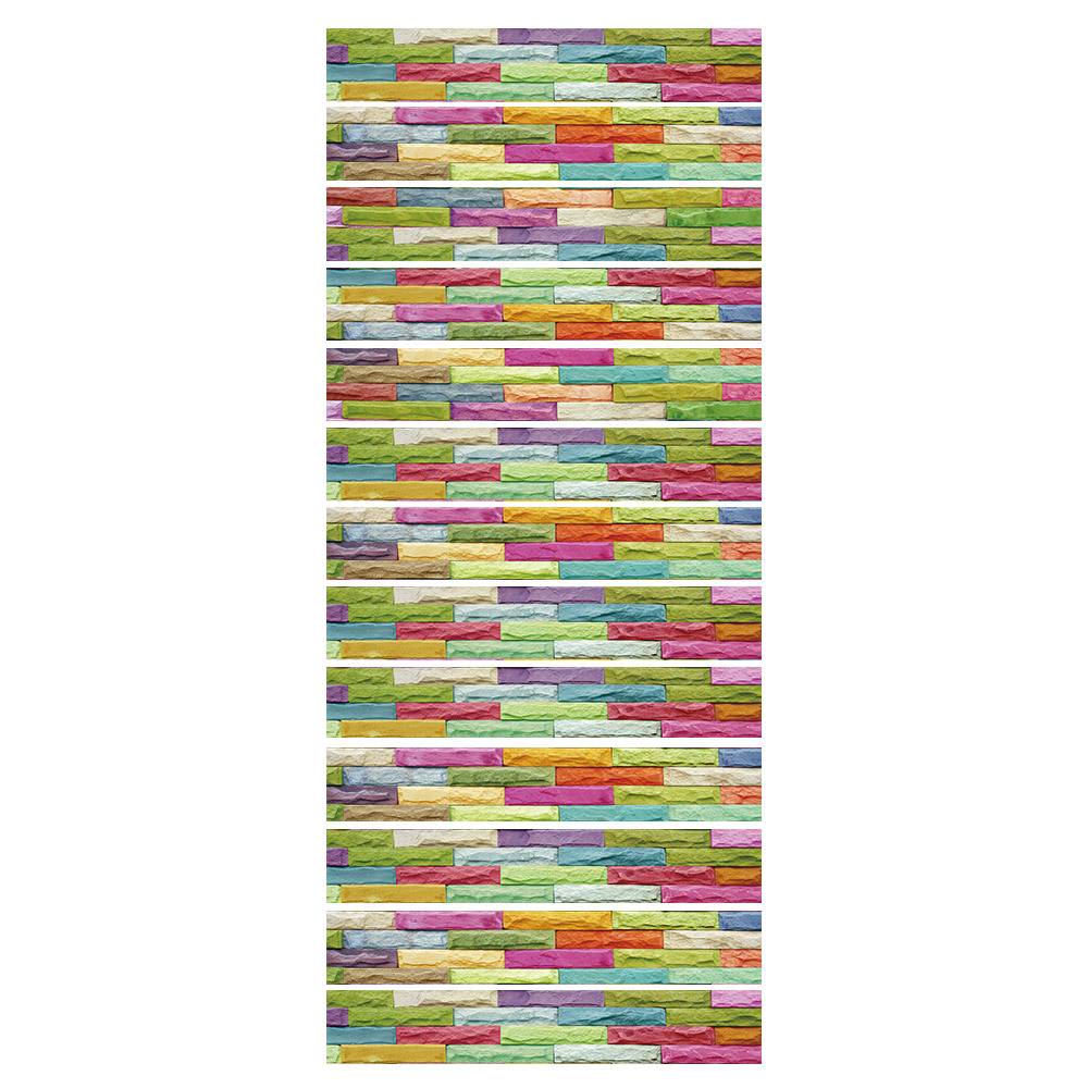AMJPVC manufacturer Creative and simple Thirteen colored tiles stairs stickers stickers wall stickers