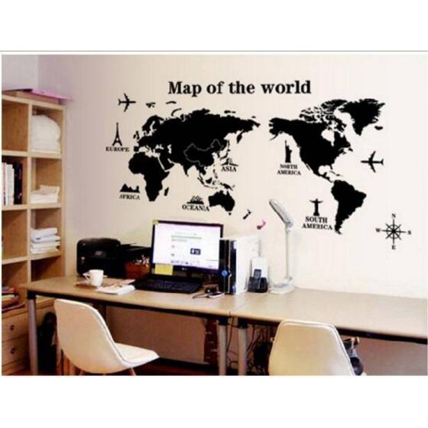 AY9133MAP sofa bedroom living room glass background wall can remove wall stickers