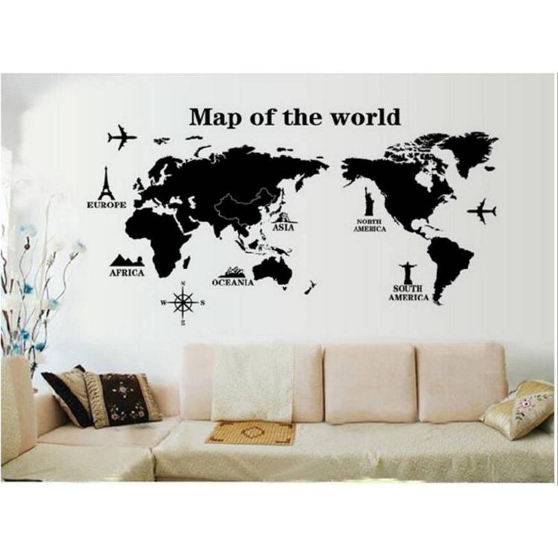 AY9133MAP sofa bedroom living room glass background wall can remove wall stickers