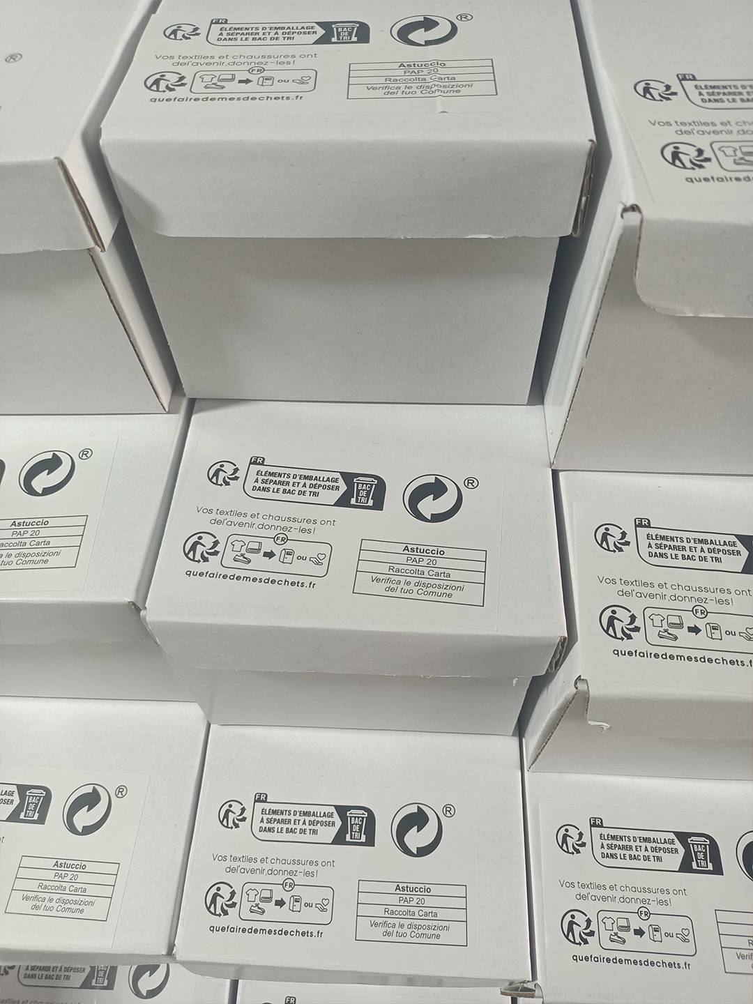 Non -dry glue 95*55mm label environmental protection sticker Shein label sticker PAP20 shoe label sticker packaging printing