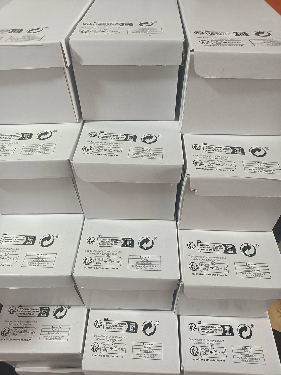 Non -dry glue 95*55mm label environmental protection sticker Shein label sticker PAP20 shoe label sticker packaging printing