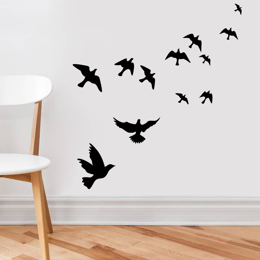 8501 new bird refined living room bedroom sofa background to remove self -stick wall stickers