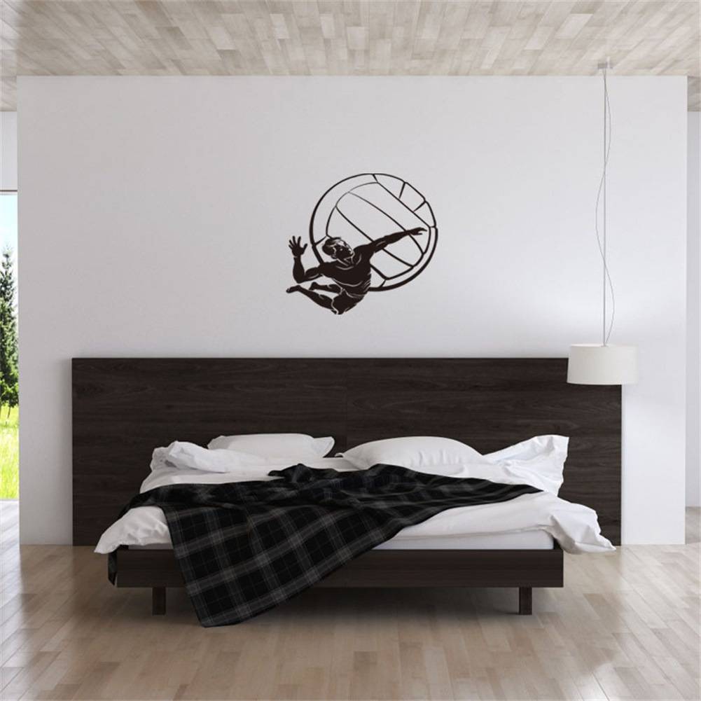 B53 Men's KWV Volleyball Water can remove 3G wall stickers on the living room bedroom and bedroom to prevent self -adhesion