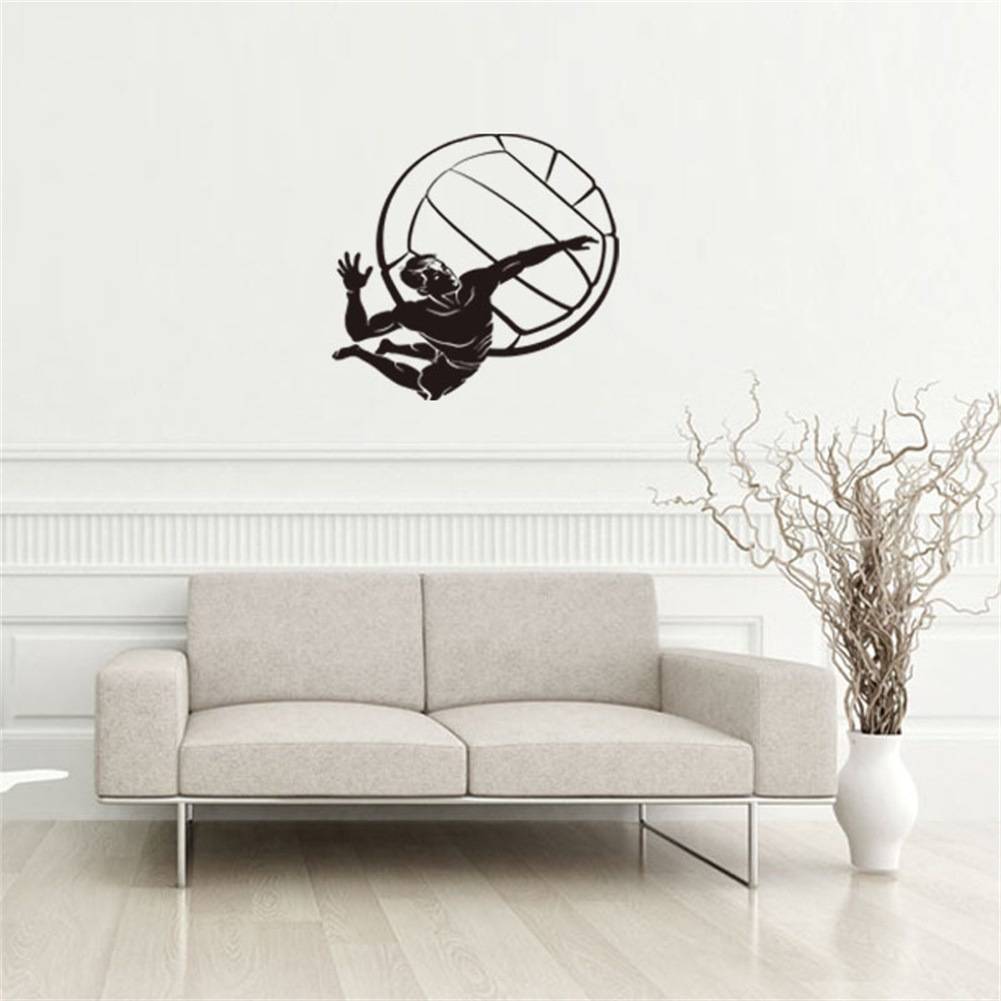 B53 Men's KWV Volleyball Water can remove 3G wall stickers on the living room bedroom and bedroom to prevent self -adhesion