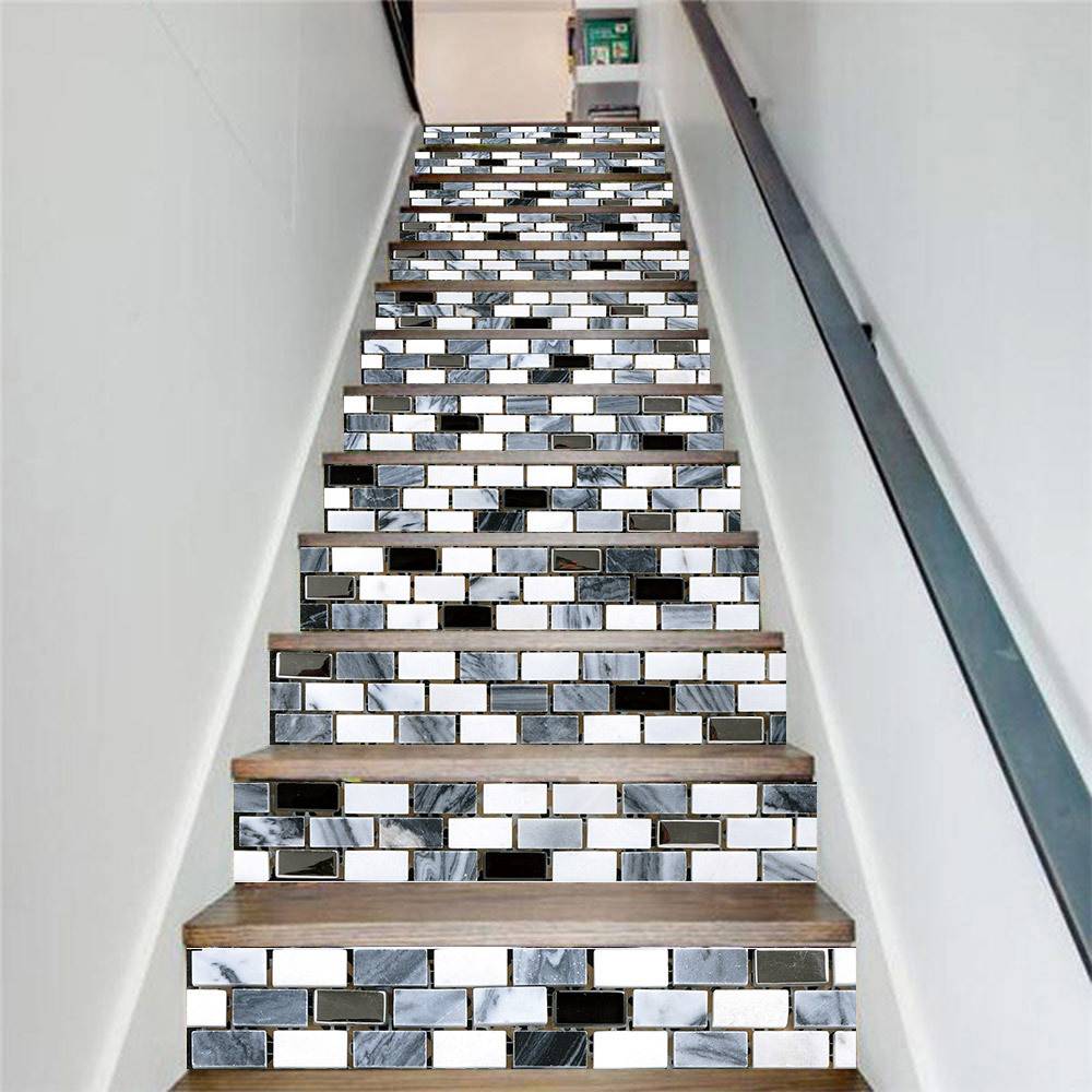 AMJPVC Charm Collection Creative Simple Thirteen Film Tile Tile Paste Step Paste Paste Paste