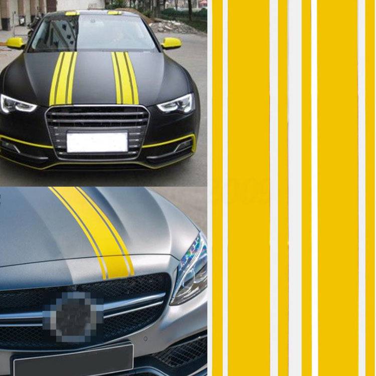 Hot -selling vehicle sticker stickers and turning auto furnaces 815 striped ethylene body paper pull flowers and paste stickers