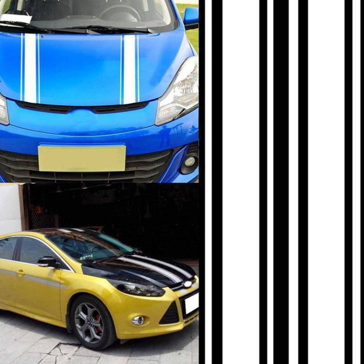 Hot -selling vehicle sticker stickers and turning auto furnaces 815 striped ethylene body paper pull flowers and paste stickers