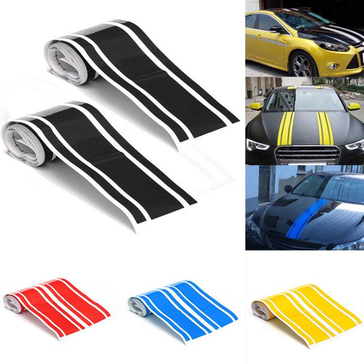 Hot -selling vehicle sticker stickers and turning auto furnaces 815 striped ethylene body paper pull flowers and paste stickers