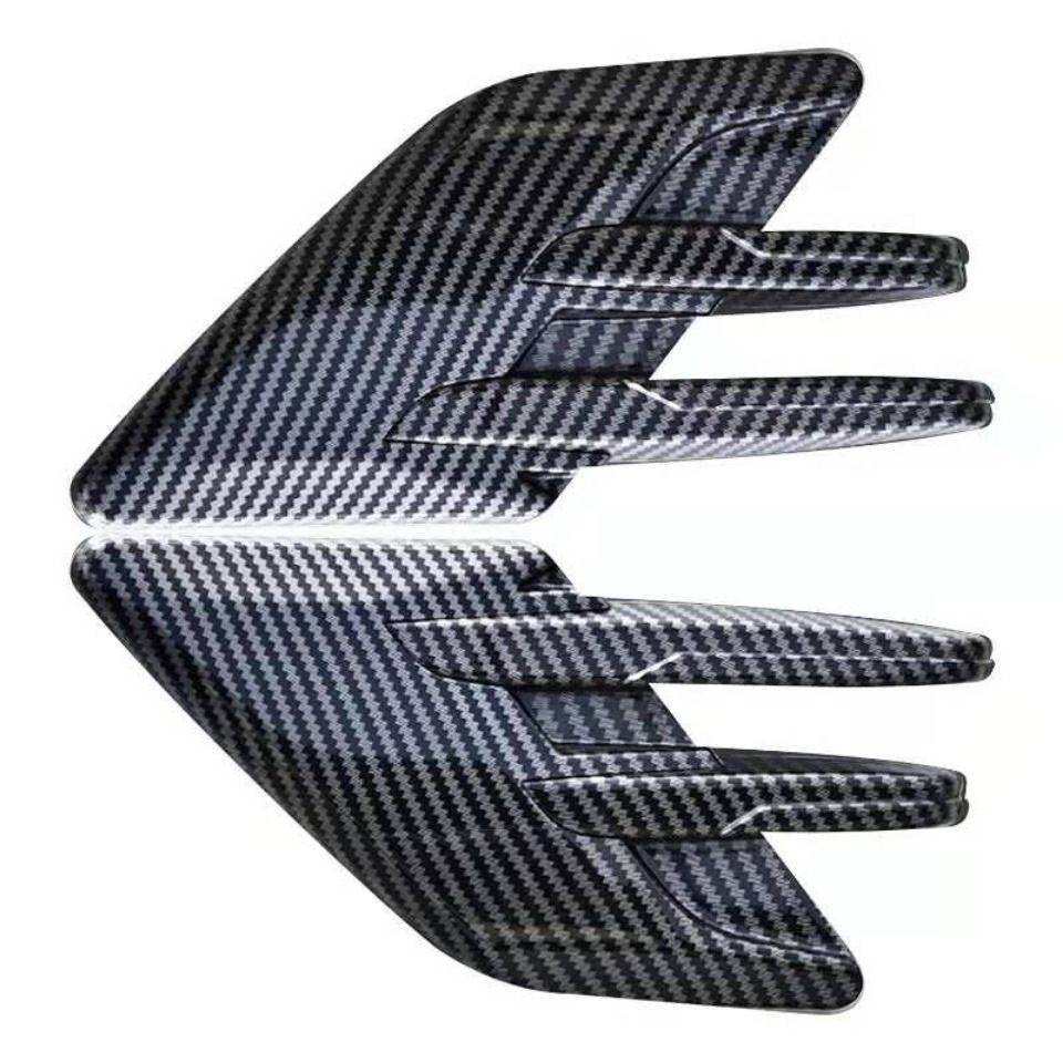 Genuine car side air outlet hood personality modification car sticker modified shark cheek shark fin decoration sticker