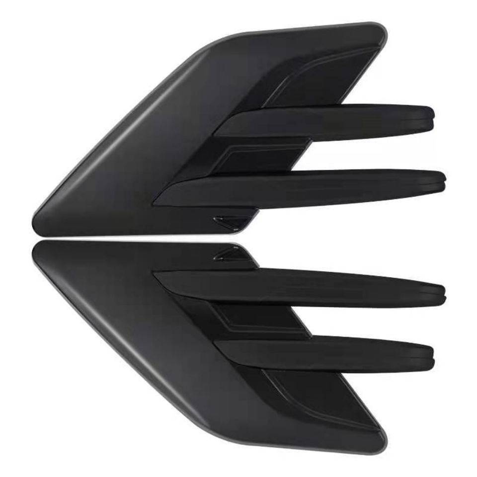 Genuine car side air outlet hood personality modification car sticker modified shark cheek shark fin decoration sticker