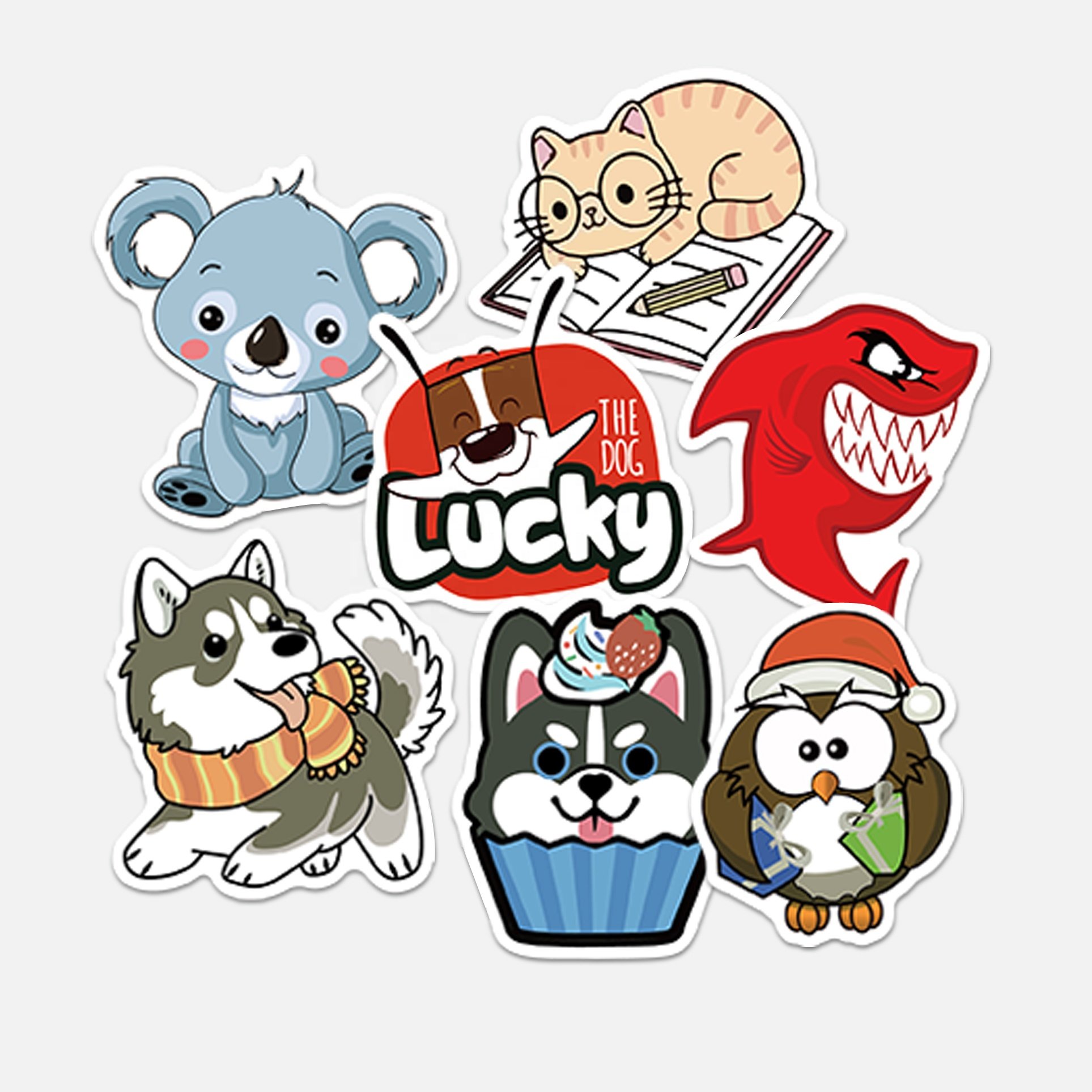 die cut logo stickers custom stickers,cartoon sticker,anime stickers