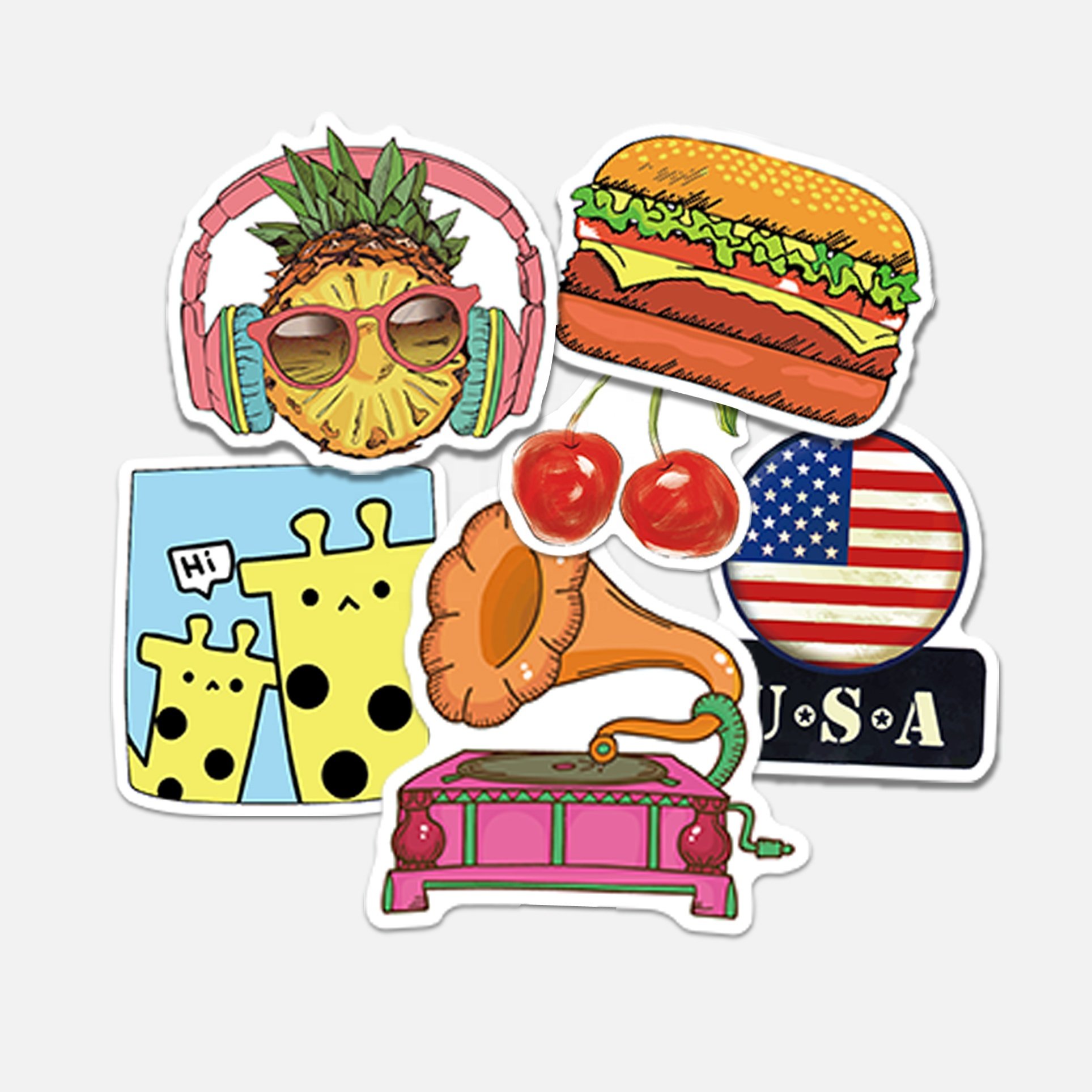 die cut logo stickers custom stickers,cartoon sticker,anime stickers