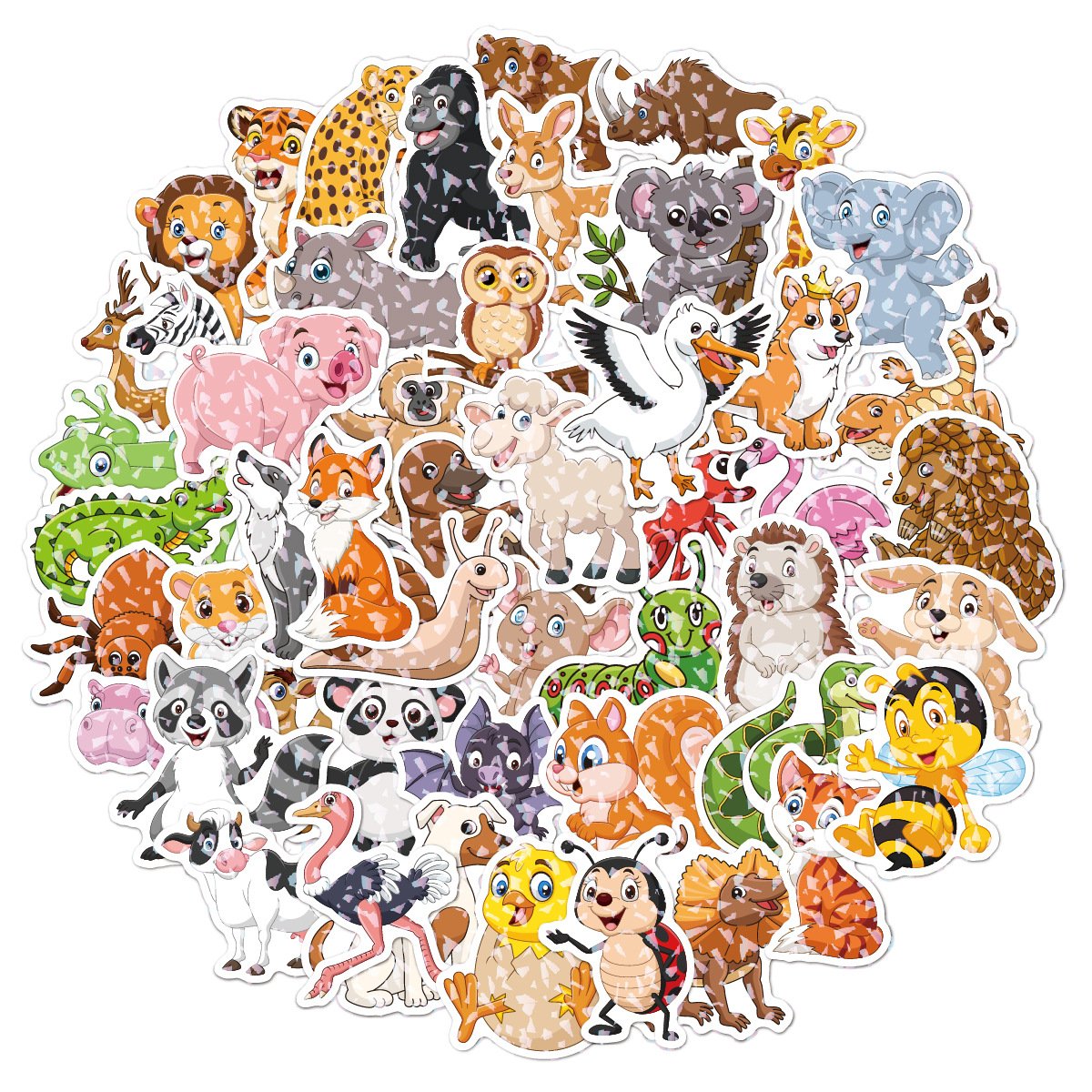 Custom Laser Stickers Custom Die Cut Vinyl Stickers Printing Adhesive Pvc Label Company Logo Design Cartoon Froster Stickers