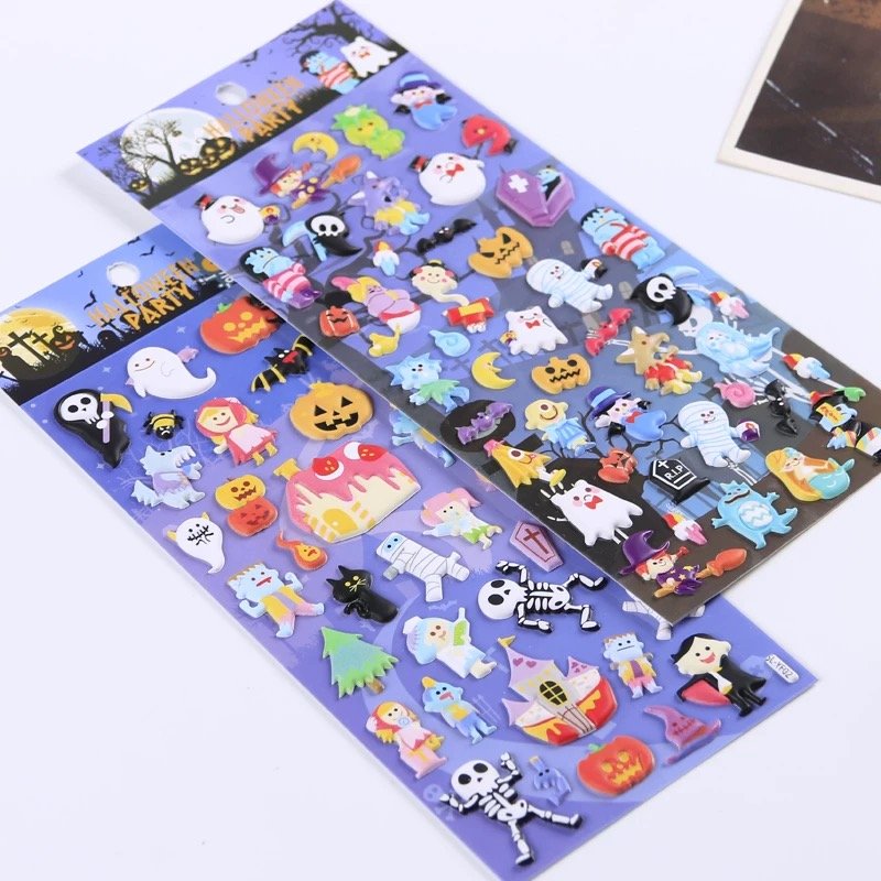 Wholesale Cute Cartoon Decorative 3d Bubble Sticker Puffy Deco Stationery Pop Up Scrapbook Planner Stickers For Kids Craft Gift