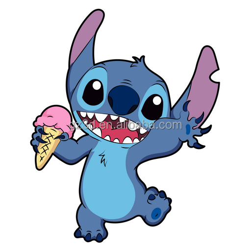 Custom Stitch Lenticular Anime 3D Sticker Car Anime Hot Sell Die Cut Stickers Motion Sticker
