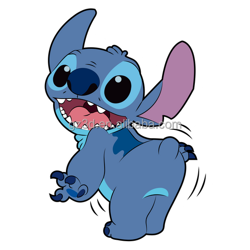 Custom Stitch Lenticular Anime 3D Sticker Car Anime Hot Sell Die Cut Stickers Motion Sticker