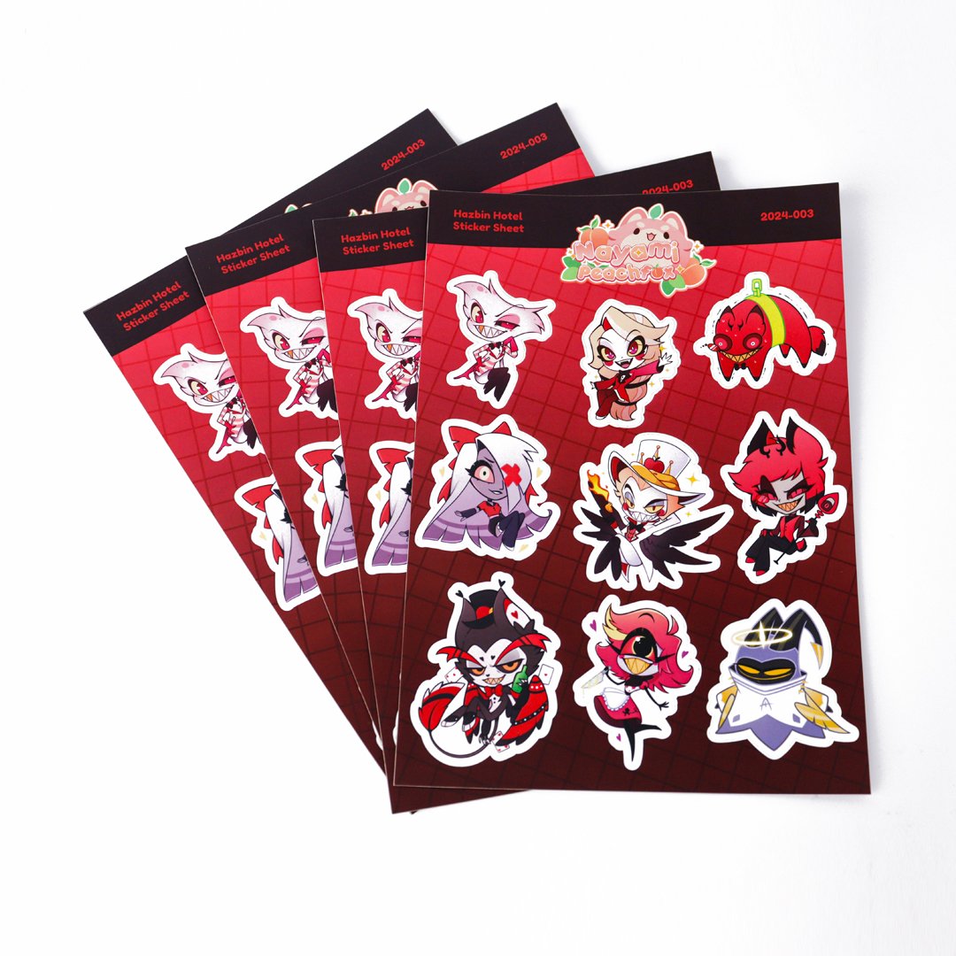 Printing Cartoon Die Cut Sticker Waterproof Vinyl A4 Waterproof Sticker Paper Custom Kiss Cut Sticker Sheet