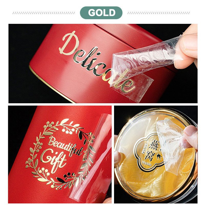 Customization Silver Metal Stickers for Crafts Glass Logo Furnitures Wood 3D Metallic Gold Sliver transfer